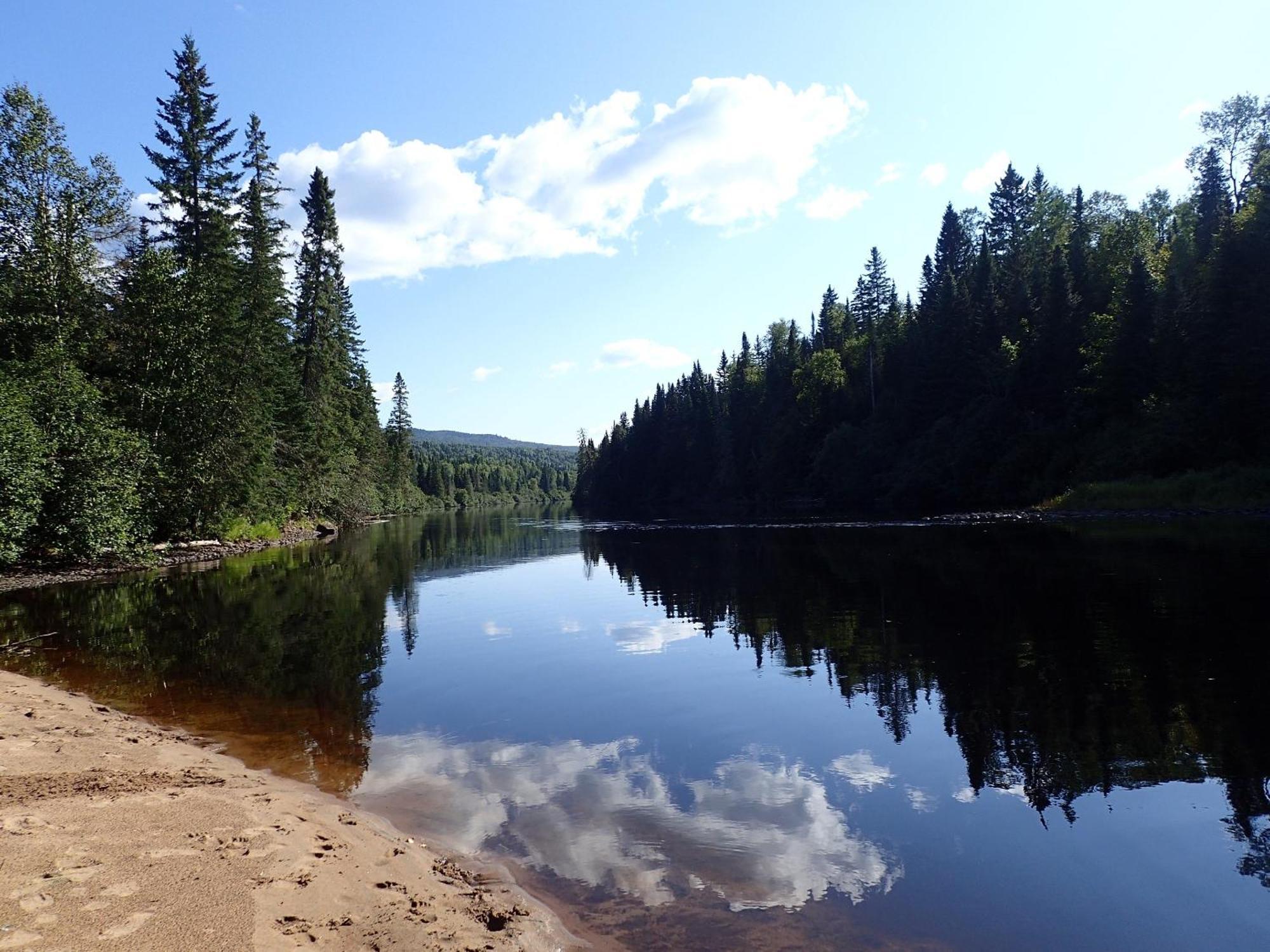 Domaine Le Bostonnais - Le Village En Bois Rond La Tuque Exteriér fotografie