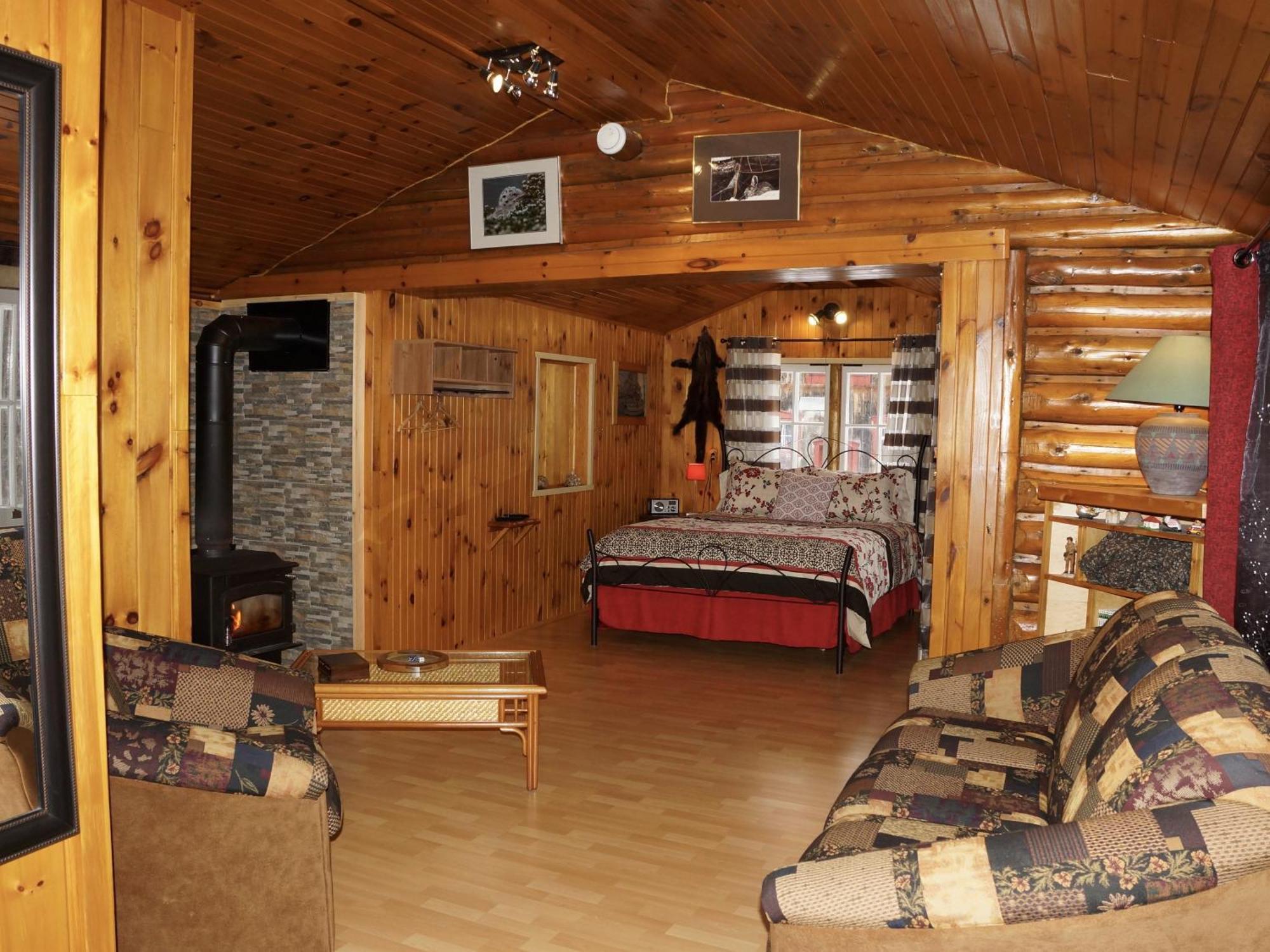 Domaine Le Bostonnais - Le Village En Bois Rond La Tuque Pokoj fotografie