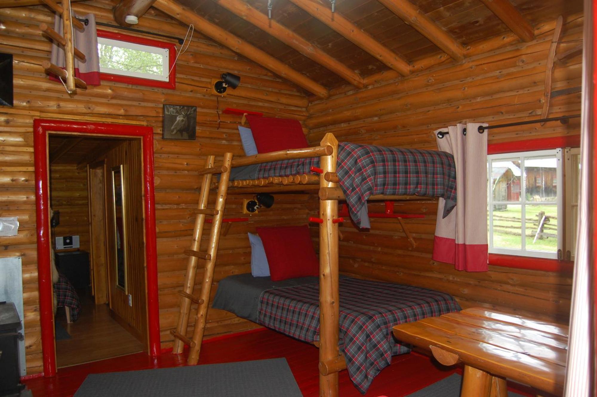 Domaine Le Bostonnais - Le Village En Bois Rond La Tuque Pokoj fotografie